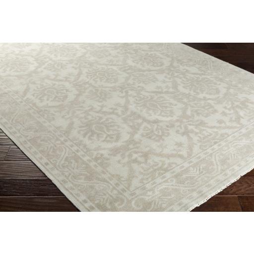 Surya Sivas SIV-1503 Medium Gray Off-White 2' x 3' Rug