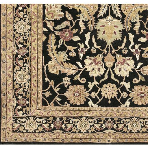 Surya Taj Mahal TJ-44 Beige Black 8' Square Rug