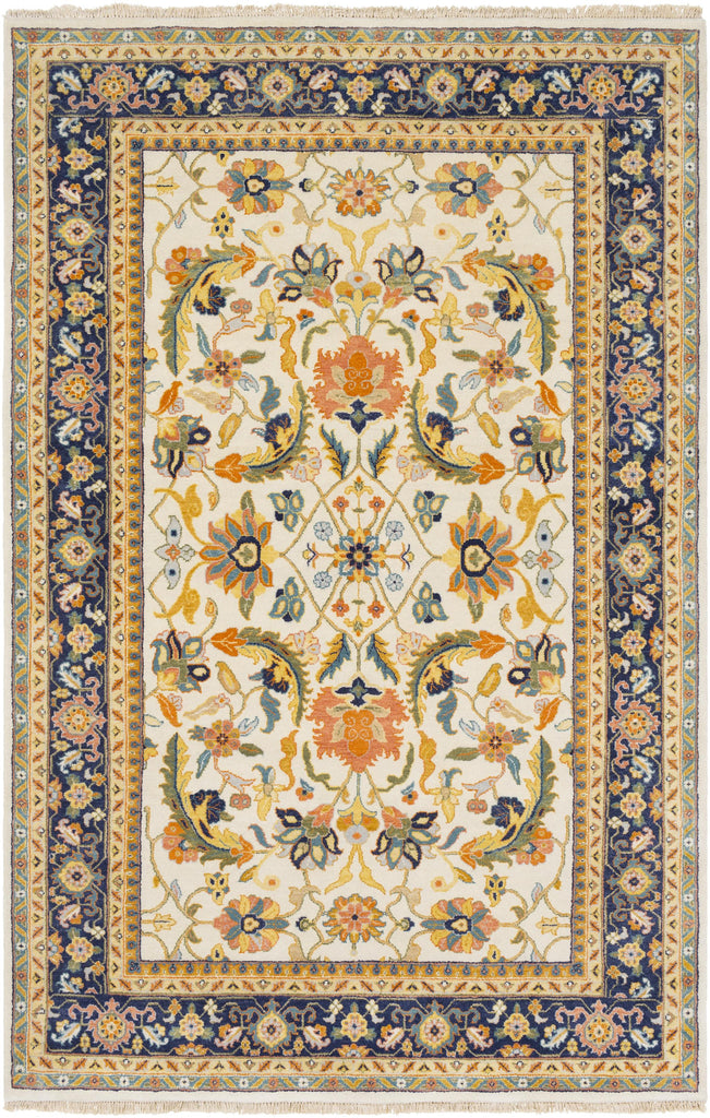 Surya Taj Mahal TJ-6600 Burnt Orange Ivory 5'6" x 8'6" Rug