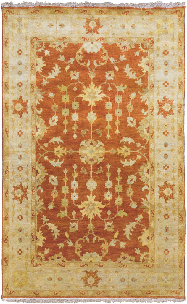 Surya Temptress TMS-3002 Brick Red Mustard 3'3" x 5'3" Rug