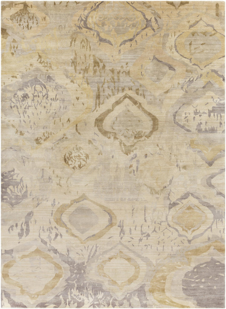 Surya Watercolor WAT-5010 Cream Olive 2' x 3' Rug