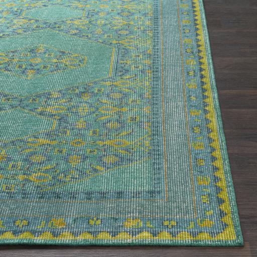 Surya Zahra ZHA-4000 Dark Blue Dark Green 3'6" x 5'6" Rug