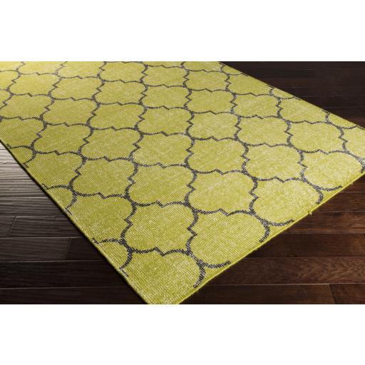 Surya Zahra ZHA-4012 Black Light Olive 5'6" x 8'6" Rug