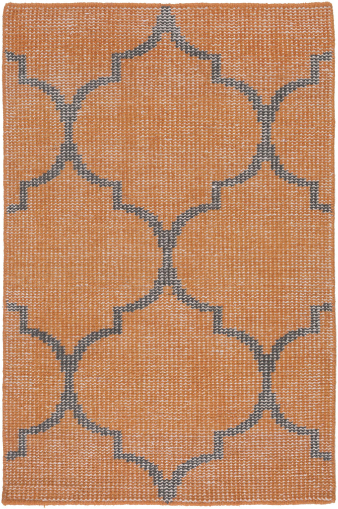 Surya Zahra ZHA-4014 Black Burnt Orange 2' x 3' Rug