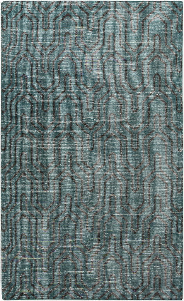 Surya Zahra ZHA-4021 Black Deep Teal 3'6" x 5'6" Rug