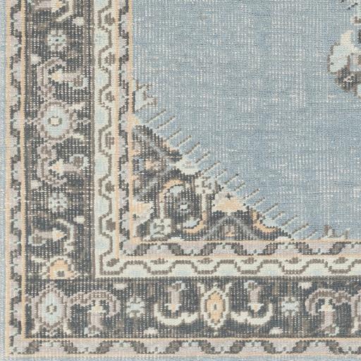 Surya Zahra ZHA-4050 Aqua Charcoal 3'6" x 5'6" Rug