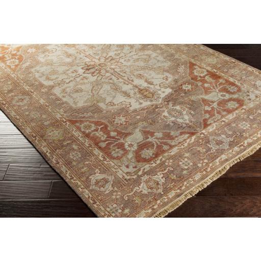 Surya Zeus ZEU-7810 Brick Red Dark Brown 2' x 3' Rug