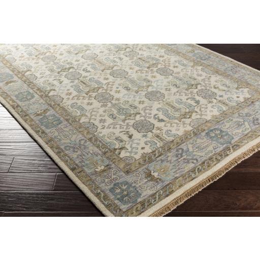 Surya Zeus ZEU-7829 Denim Dusty Sage 2' x 3' Rug