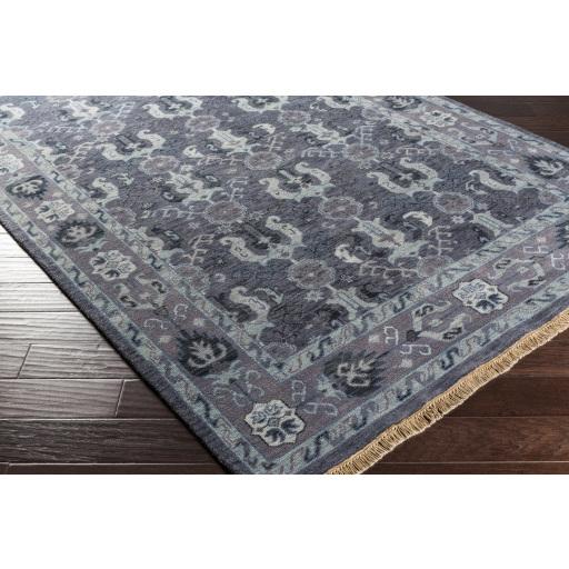 Surya Zeus ZEU-7830 Charcoal Denim 2' x 3' Rug