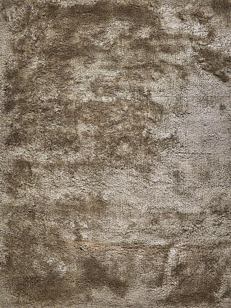 Exquisite Sumo Shag Hand Loomed Polyester/Microfiber Taupe Area Rug 10.0'X14.0' Rug