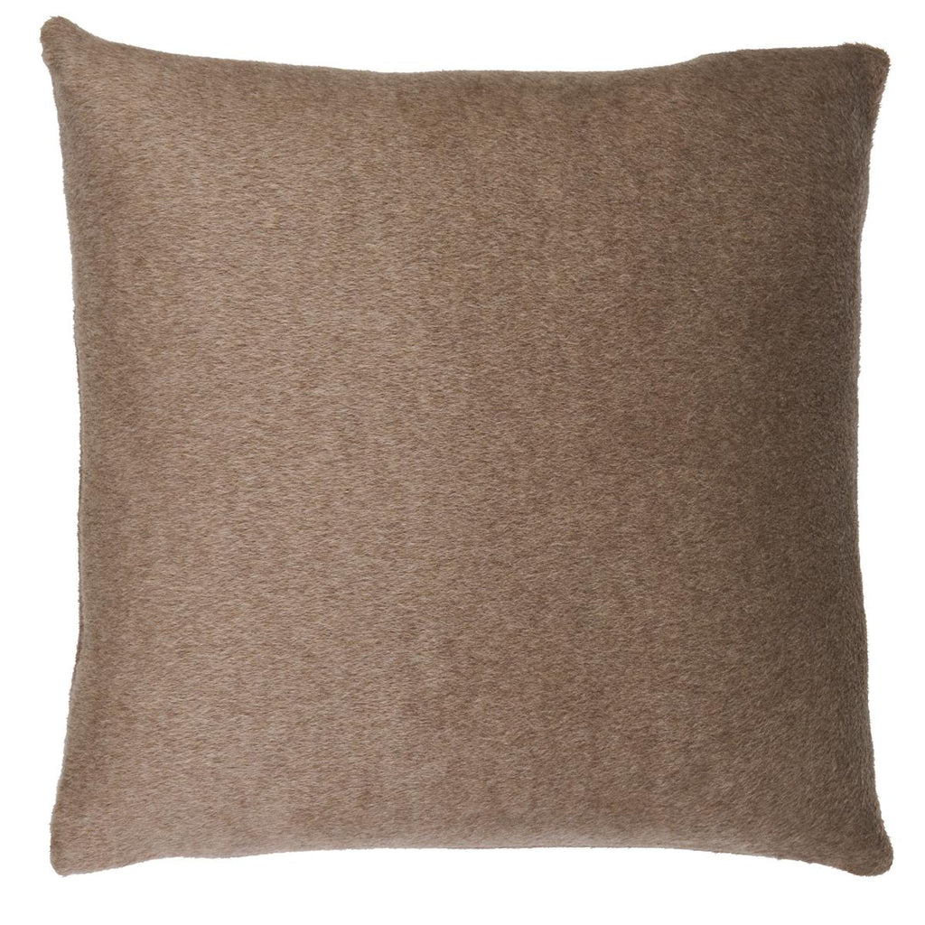 Schumacher Dixon Mohair Driftwood 20" x 20" Pillow