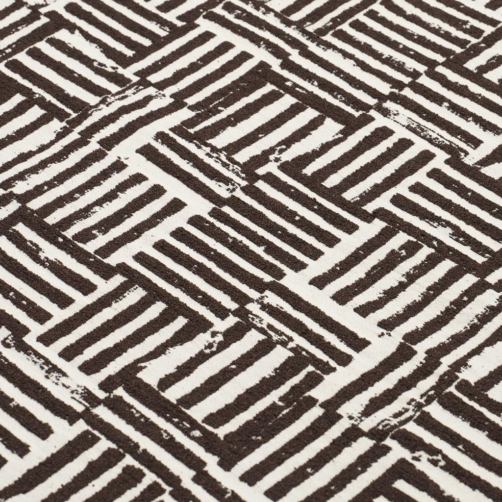 Schumacher Patchwork Cacao Fabric