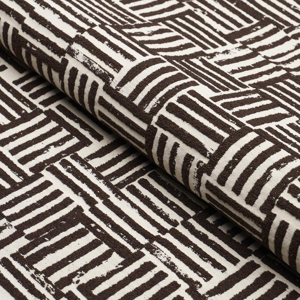 Schumacher Patchwork Cacao Fabric