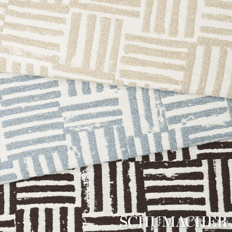 Schumacher Patchwork Cacao Fabric