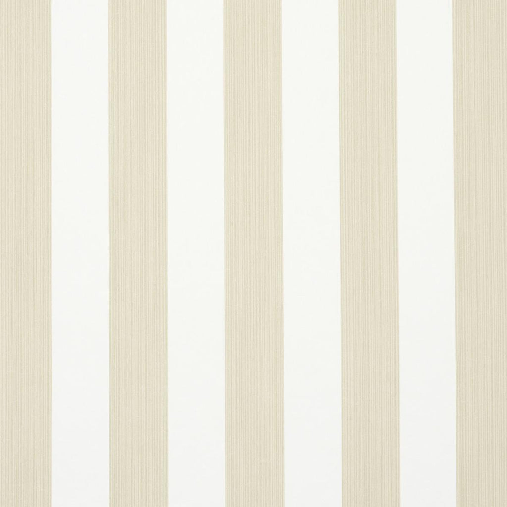 Schumacher Edwin Stripe Medium Straw Wallpaper