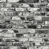 Surface Style Brickwork Noir Wallpaper