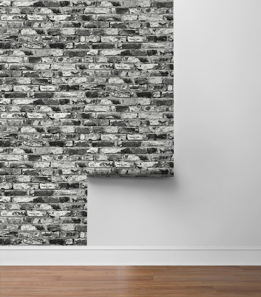 Surface Style BRICKWORK NOIR Wallpaper