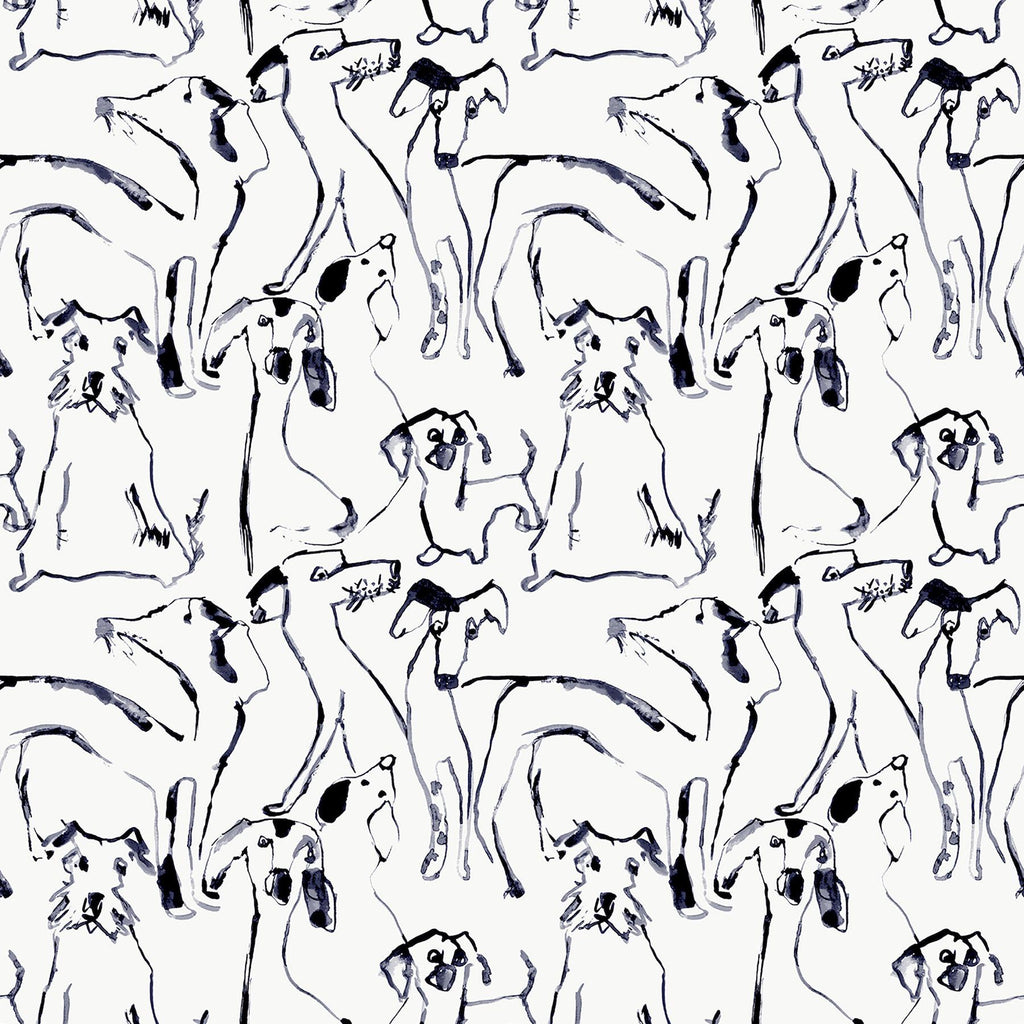 Surface Style DOG DOODLE INK Wallpaper