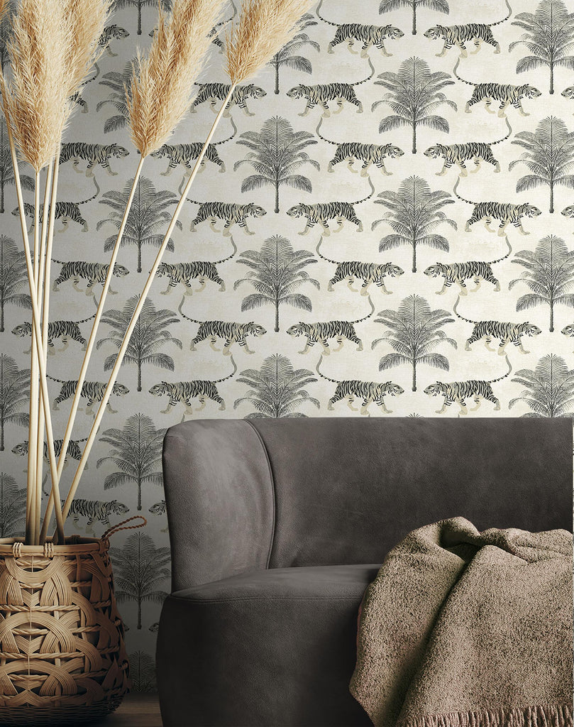 Tommy Bahama TIGER AND TREE COCONUT Wallpaper