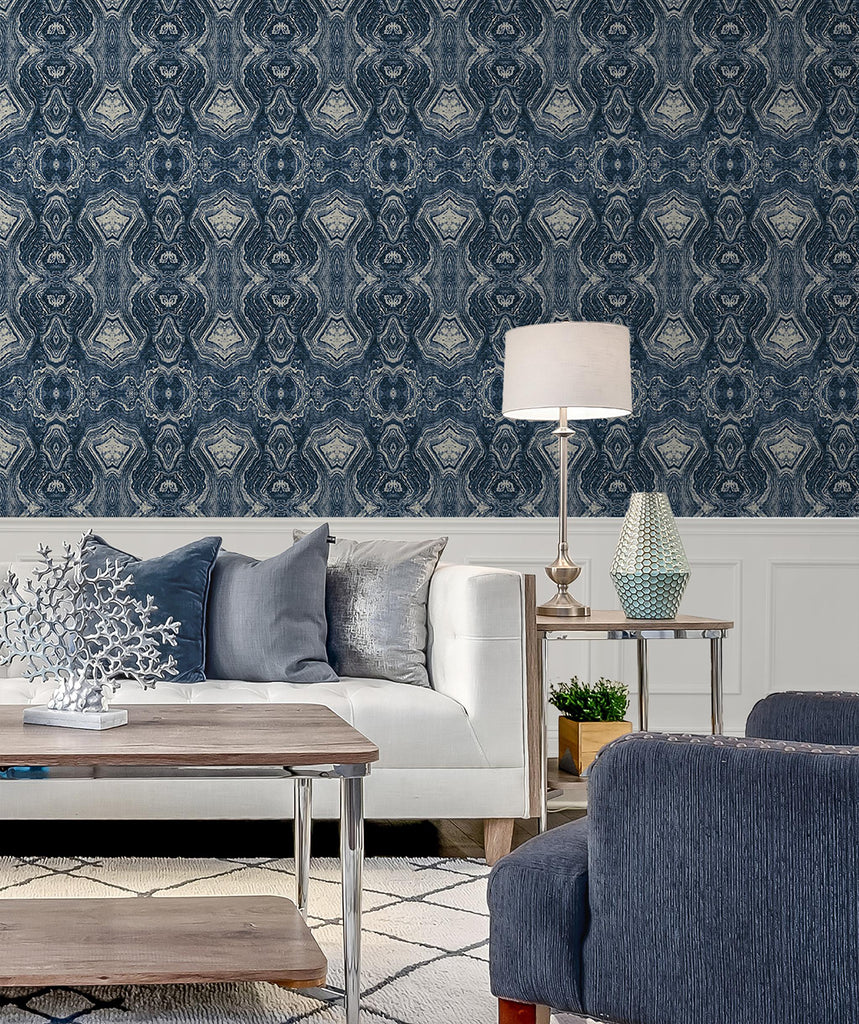 Surface Style MINERAL SPRINGS INDIGO Wallpaper