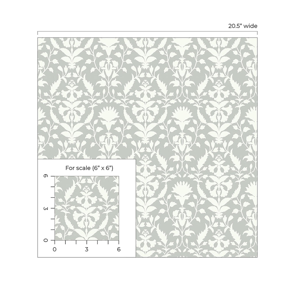 Surface Style Peacefulness pewter Wallpaper