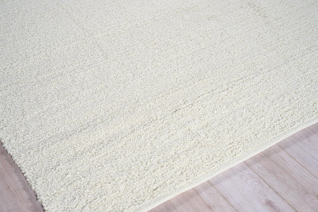 Exquisite Ferretti Handloomed New Zealand Wool Ivory Area Rug 10.0'X14.0' Rug