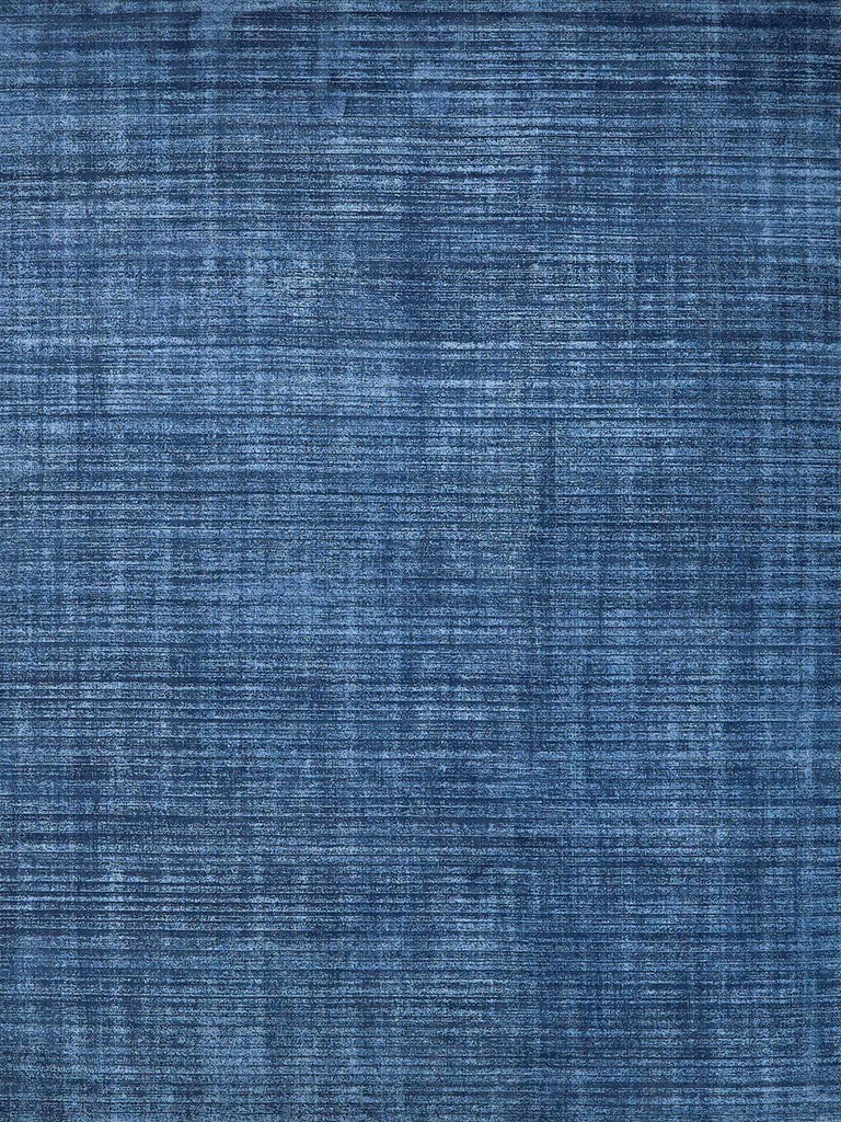 Exquisite Martelli Modern Handloomed Shiny Nylon Navy Area Rug 10.0'X14.0' Rug