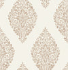 Brewster Home Fashions Advantage Curio Medallions Copper Wallpaper