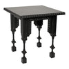 Noir Luxor Side Table Hand Rubbed Black