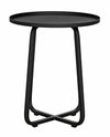 Noir Kimana Side Table Black Steel