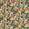 Clarke & Clarke Lilum Olive Raspberry Upholstery Fabric