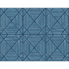 Winfield Thybony Midway Ave Indigo Wallpaper