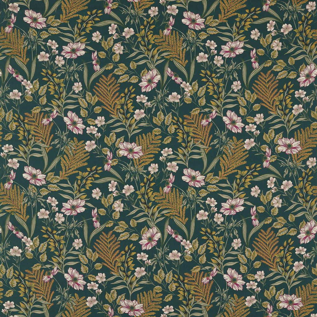 Clarke & Clarke HAZELBURY LINEN FOREST Fabric