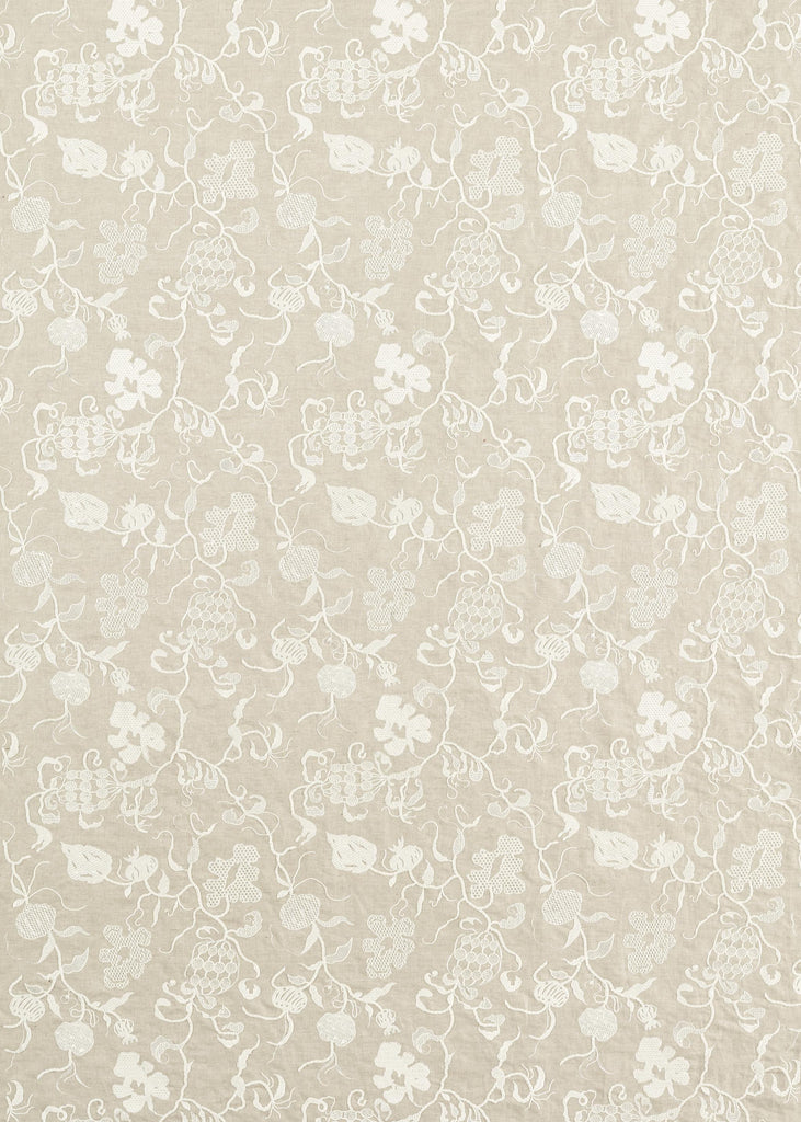 Sanderson Mydsomer Pickings Linen/Chalk Fabric