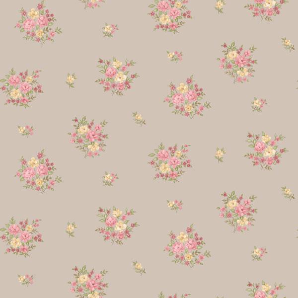 Galerie Floral Bunch Beige Wallpaper