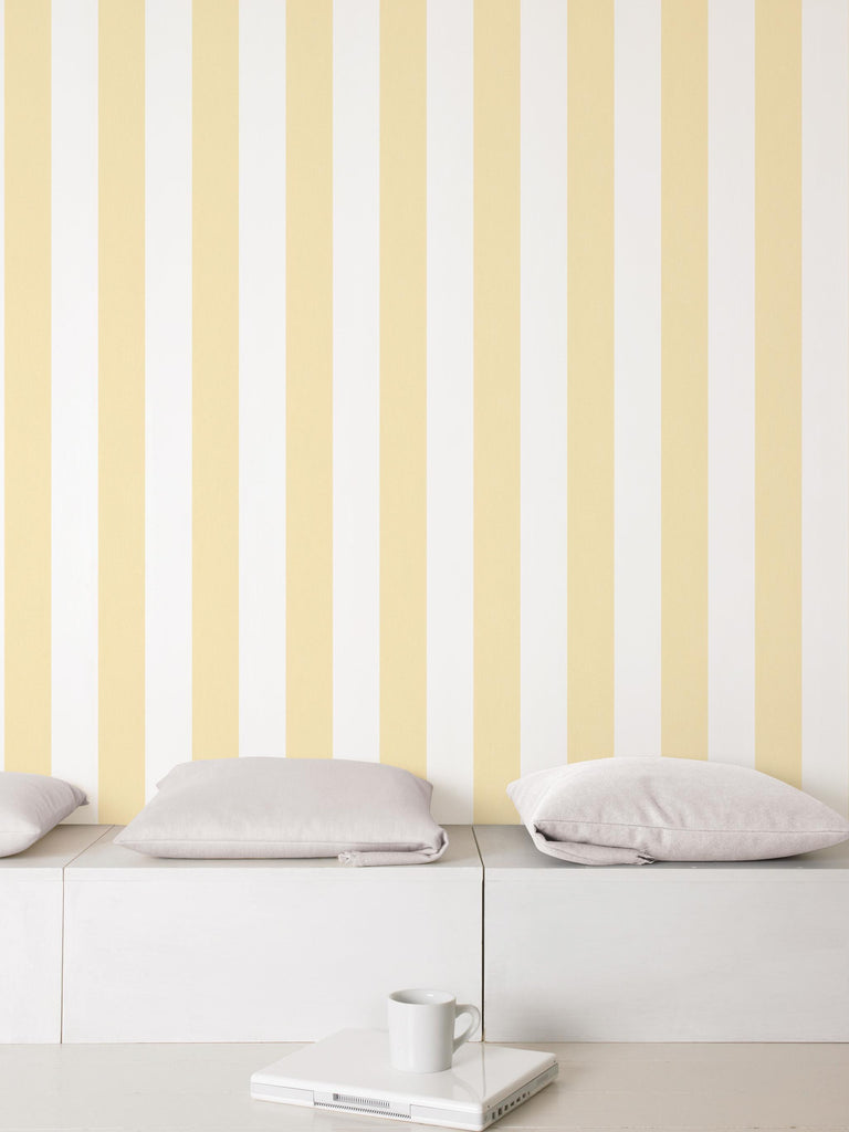 Galerie SURFACE STRIPE Yellow Wallpaper