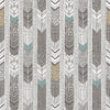 Galerie Arrows Silver Grey Wallpaper