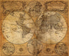 Galerie Ancient Map Bronze Brown Mural