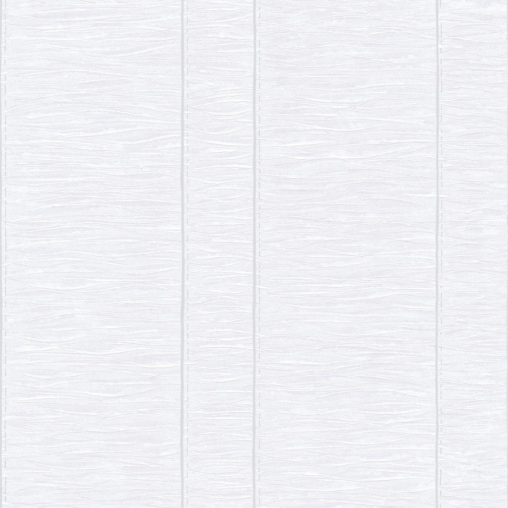 Galerie Pleated Stripe Silver Grey Wallpaper