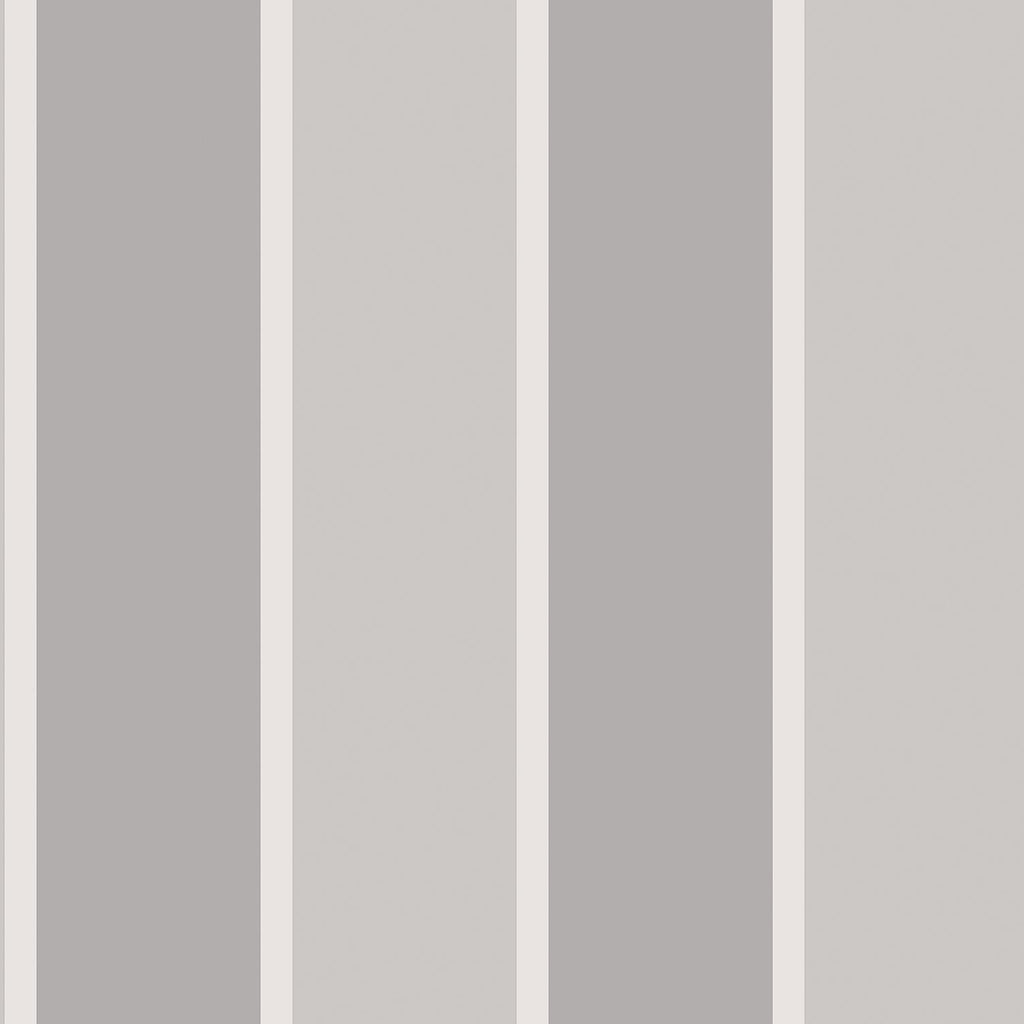 Galerie FORMAL STRIPE Silver Grey Wallpaper