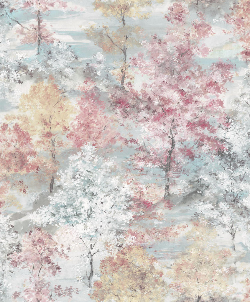 Galerie Trees Pink Wallpaper