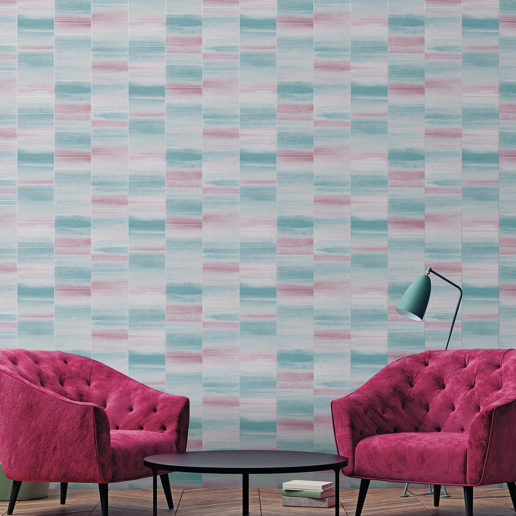 Galerie Glitter Block Multi-coloured Wallpaper