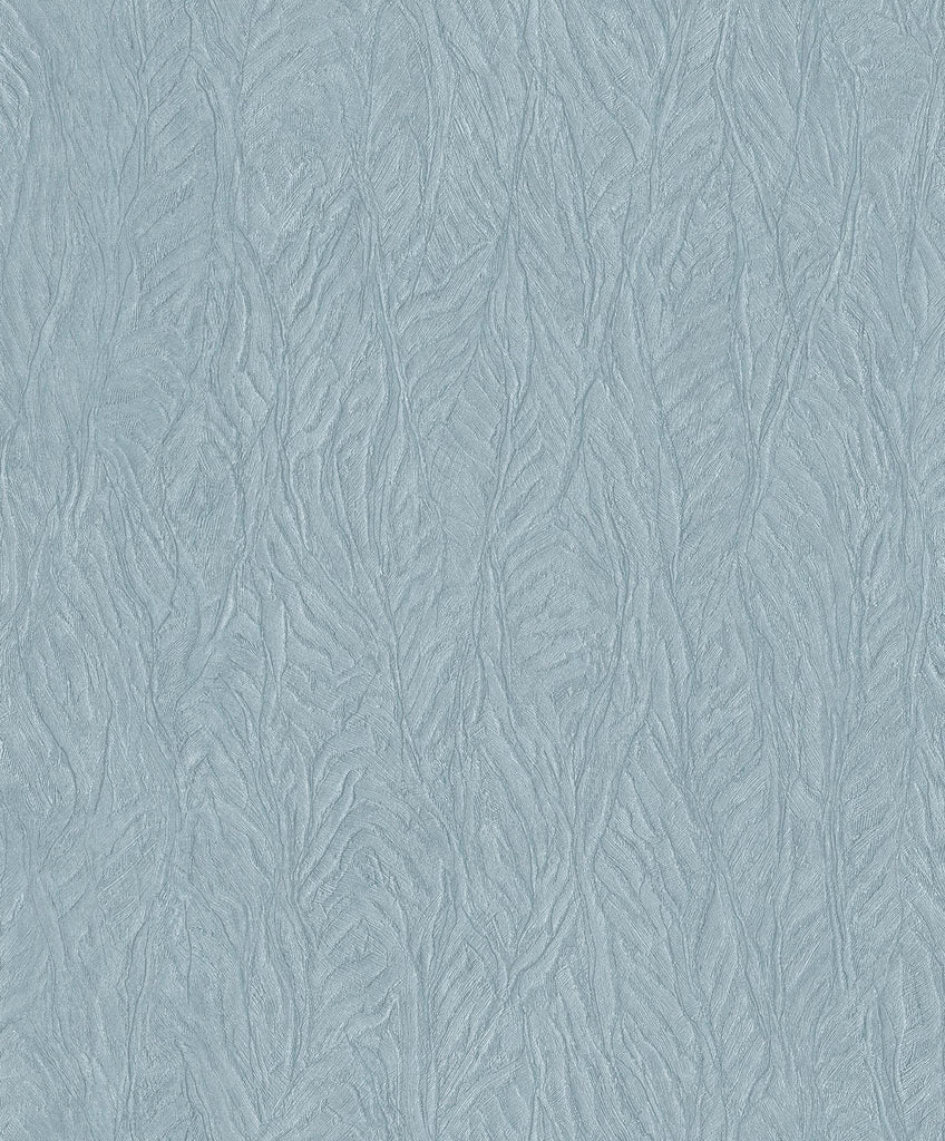 Galerie Leaf Emboss Blue Wallpaper