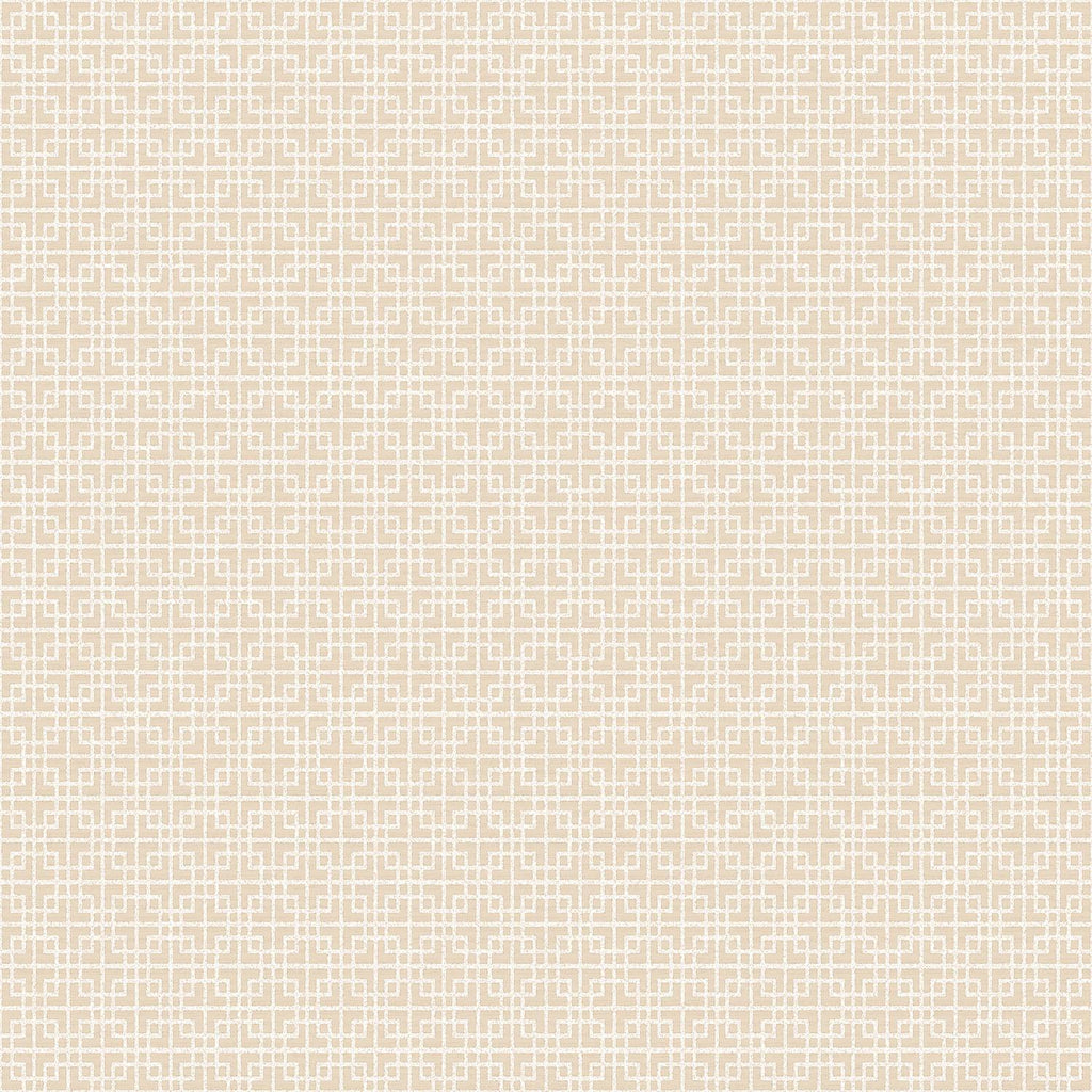 Galerie Greek Key Texture Beige Wallpaper