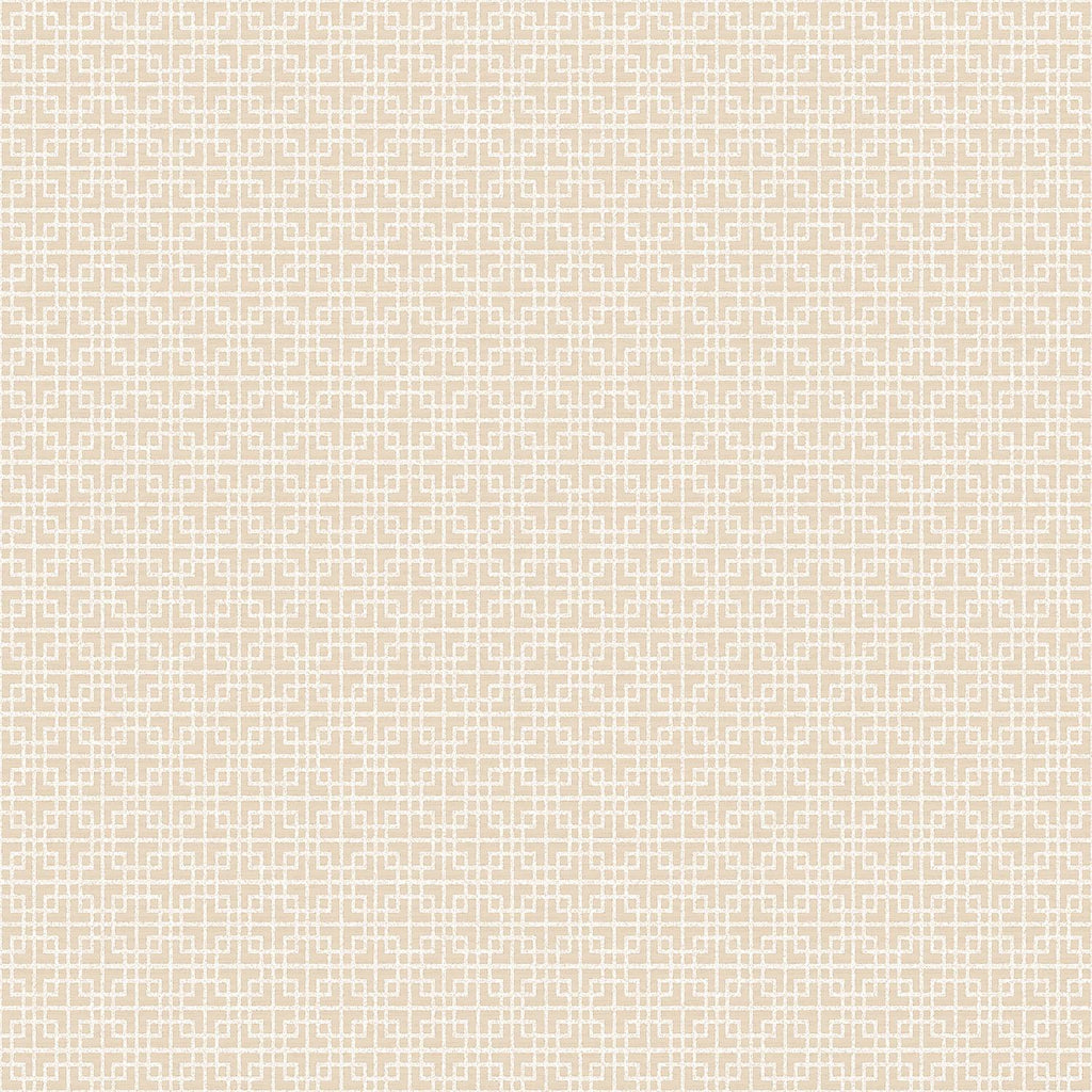 Galerie Greek Key Texture Beige Wallpaper