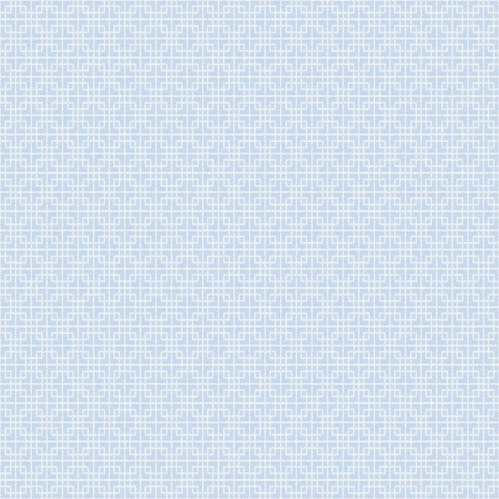 Galerie Greek Key Texture Blue Wallpaper