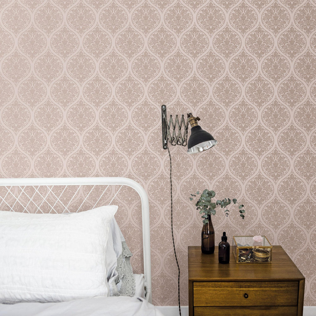 Galerie Emporium Ogee Pink Wallpaper