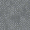 Galerie Aged Quatrefoil Silver Grey Wallpaper