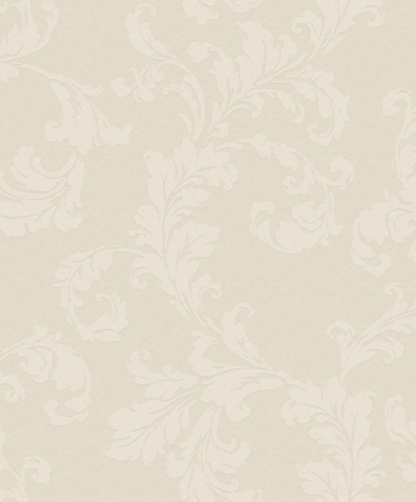 Galerie Acanthus trail Cream Wallpaper