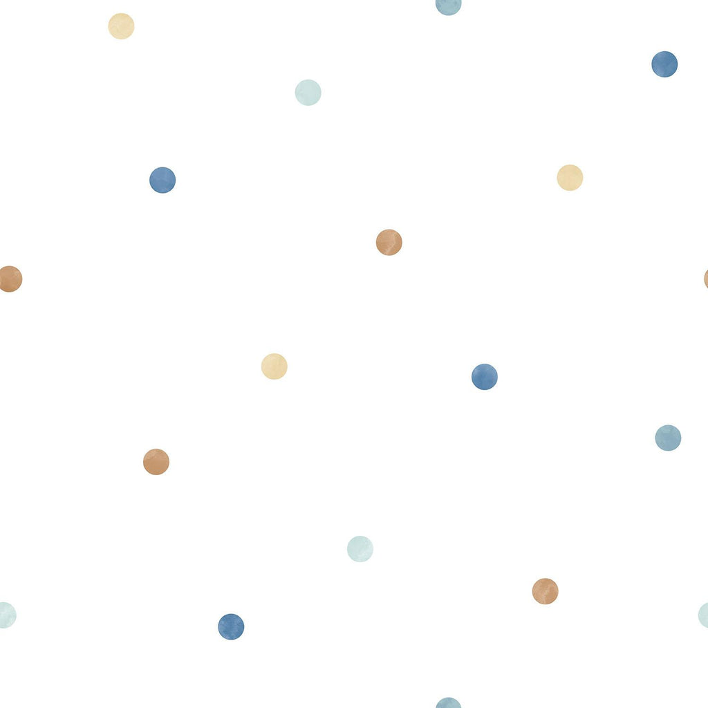 Galerie Dots White Wallpaper